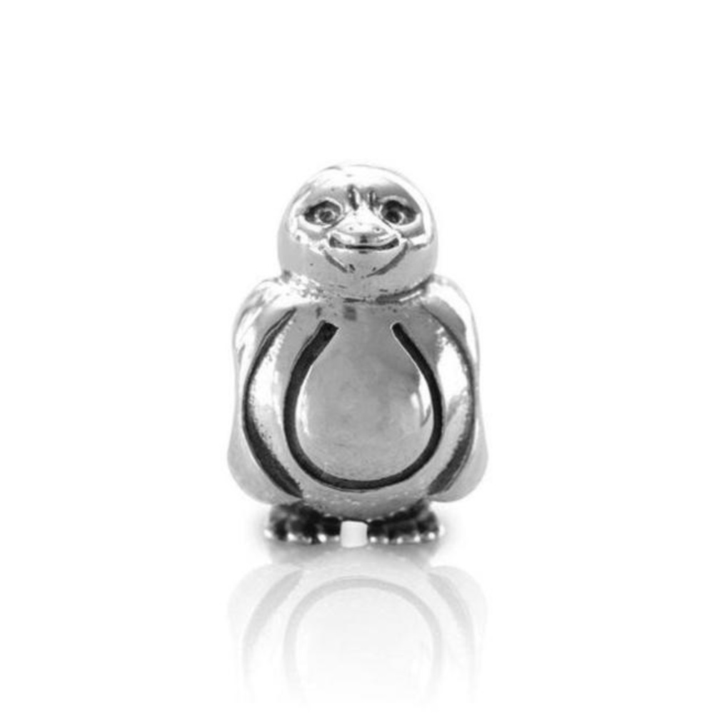 Authentic Pandora Smooth Head Penguin Charm Bead 790423 RETIRED